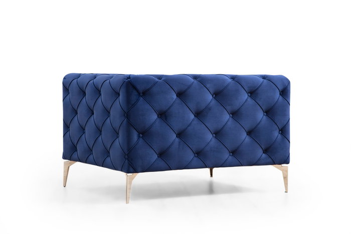 Atelier Del Sofa Como - Sillón Orejero Azul Marino Atelier Del Sofa Como - Sillón Orejero Azul Marino